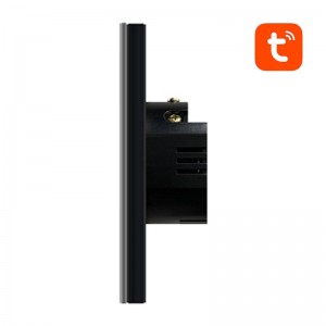 Умный выключатель света Avatto WiFi Avatto TS02-EU-B2 2-полосный (черный)