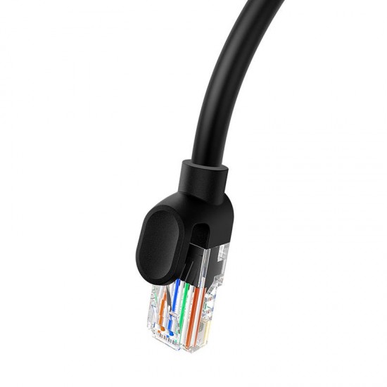 Baseus Ethernet CAT5, 3m tīkla kabelis (melns)