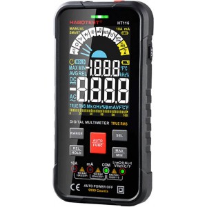 Habotest digitālais universālais multimetrs Habotest HT116 True RMS , NCV