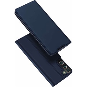 Защитный чехол из кожи Dux Ducis Skin Pro Flip для Samsung Galaxy S22 Plus Navy Blue