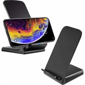 4Kom.pl Inductive charger Qi Wireless Charger 15W phone stand Black