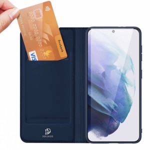 Защитный чехол из кожи Dux Ducis Skin Pro Flip для Samsung Galaxy S22 Plus Navy Blue