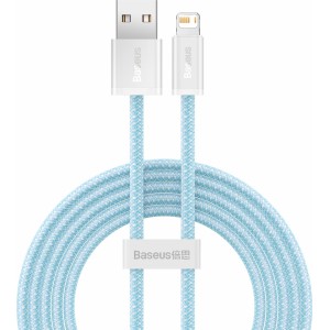 Динамический кабель Baseus USB-Lightning, 2,4 А, 1 м (синий)