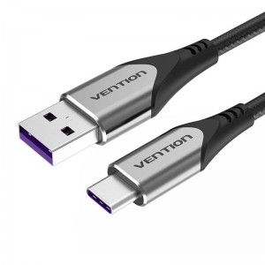 Vention kabelis USB-C uz USB 2.0 Vention COFHI, FC 3m (pelēks)
