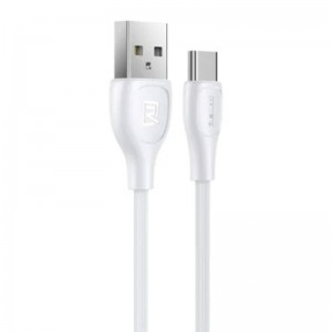 Remax kabelis USB-C Remax Lesu Pro, 1m, 2.1A (balts)