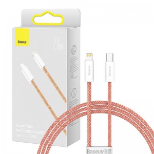 Baseus Dynamic kabel USB Typ C - Lightning Power Delivery 20W 1m  pomarańczowy (CALD000007)