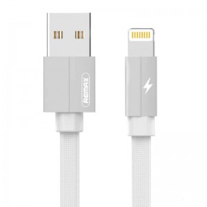Remax kabelis USB Lightning Remax Kerolla, 1m (balts)