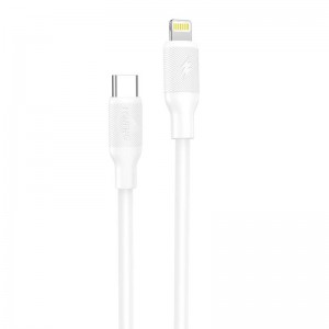 Foneng USB kabelis Lightning Foneng X80, 27W, 1m (balts)