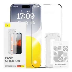 Baseus 0.3mm Sapphire Tempered Glass Aizsargstikls Priekš Apple iPhone 15 Pro Max