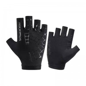 Rockbros Bicycle Half finger glove Rockbros S202BKL (black)