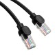 Baseus Ethernet CAT5, 5m tīkla kabelis (melns)