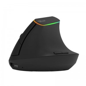 Delux Wireless Vertical Mouse Delux M618DB BT4.0 + 2.4Ghz 4000DPI RGB