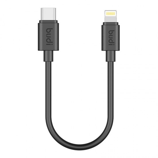 Budi USB kabelis Budi 35W 25cm (melns)