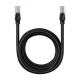 Baseus Ethernet CAT5, 5m tīkla kabelis (melns)