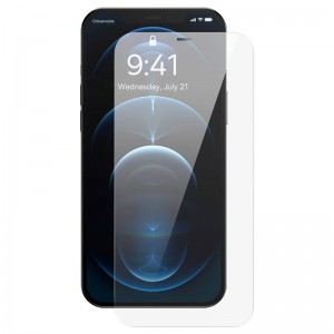 Закаленное стекло Baseus Schott HD с пылевым фильтром 0,3 мм для iPhone 12 Pro Max