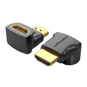 Vention HDMI Adapter Vention AIOB0 90 Degree Male to Female (Black)