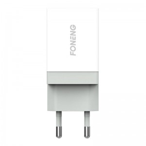 Быстрое зарядное устройство Foneng 1x USB K210 + кабель USB Type C