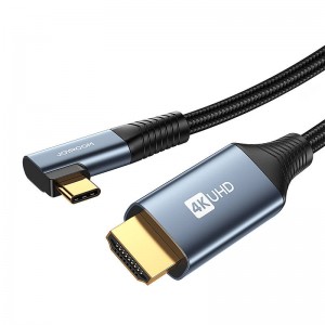 Joyroom USB kabelis Type-C / HDMI / 4K / 2m Joyroom SY-20C1 (pelēks)