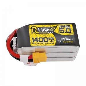 Tattu Battery Tattu R-Line 5.0 1400mAh 22.2V 150C 6S1P XT60