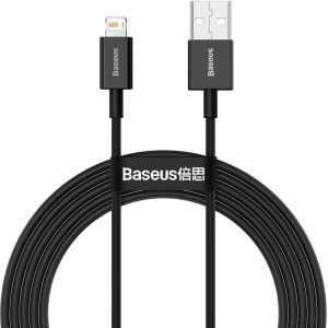 Baseus Superior USB - Lightning cable 2.4 A 1 m black (CALYS-A01)