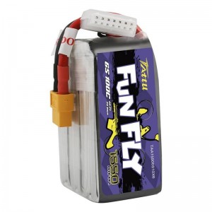 Tattu Funfly 1550mAh 22.2V 100C 6S1P XT60 akumulators