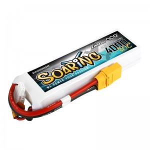 Gens Ace Lipo Battery Pack with XT90 plug Gens Ace Soaring 4000mAh 11.1V 30C 3S1P