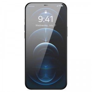 Baseus Schott HD rūdīts stikls ar putekļu filtru 0.3mm iPhone 12 Pro Max