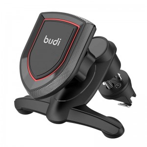 Автомобильный держатель с магнитным вентиляционным отверстием Budi 520, вращающийся (черный)