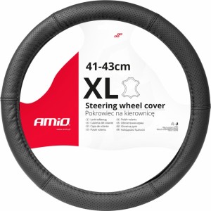 Amio Чехол на рулевое колесо Leather Series SWC-50-XL (41-43 см)
