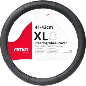 Amio Чехол на рулевое колесо Leather Series SWC-48-XL (41-43 см)