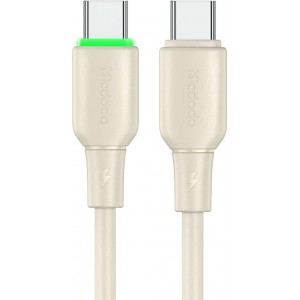 Mcdodo Cable USB-C do USB-C Mcdodo CA-4770 65W 1.2m (beige)