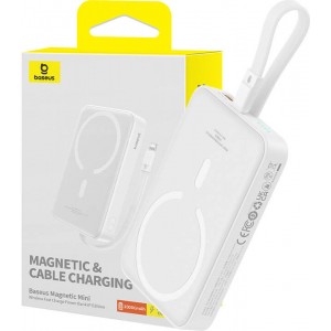 Baseus Powerbank Baseus Magnetic Mini 10000mAh 20W MagSafe (white)