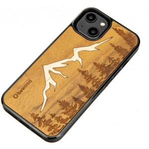 Bewood Wooden case for iPhone 15 Plus Bewood Imbuia Mountains (universal)