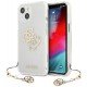 Guess GUHCP13SKS4GGO iPhone 13 mini 5.4" Transparent hardcase 4G Gold Charms Collection (universal)