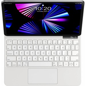 Baseus Brilliance magnetic case wireless keyboard with display iPad 10 10.9" (2022) white (universal)