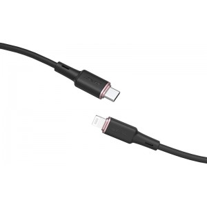 Acefast cable MFI USB Type C - Lightning 1.2m, 30W, 3A black (C2-01 black) (universal)
