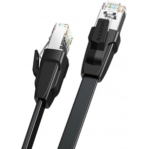 Ugreen LAN Ethernet Cat.8 U / FTP cable flat 1m black (NW134) (universal)