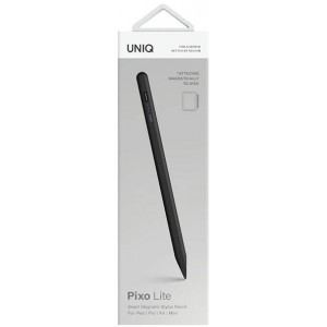 Uniq Pixo Lite case with magnetic stylus for iPad black/graphite black (universal)