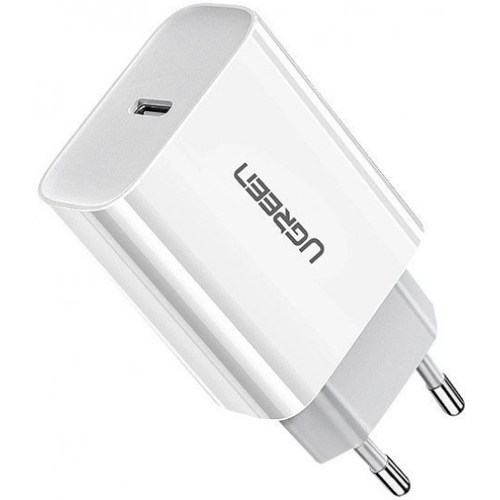 Ugreen USB charger Power Delivery 3.0 Quick Charge 4.0+ 20W 3A white (60450) (universal)