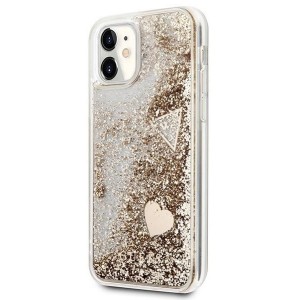 Guess GUOHCN61GLHFLGO iPhone 11 / Xr 6.1" gold/gold hardcase Glitter Charms (universal)