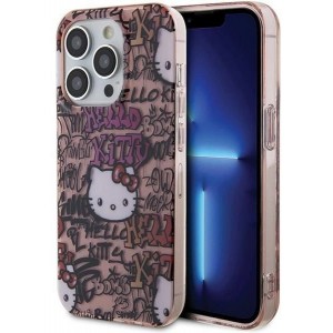 Hello Kitty IML Tags Graffiti case for iPhone 15 Pro - pink (universal)