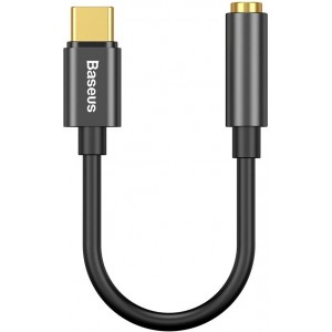 Baseus L54 headphone adapter USB-C to 3.5mm audio jack DAC 24 bit 48 KHz black (CATL54-01) (universal)