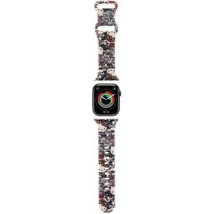 Hello Kitty Silicone Tags Graffiti strap for Apple Watch 38/40/41mm - beige (universal)