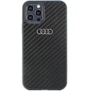Audi Carbon Fiber iPhone 12/12 Pro 6.1" black/black hardcase AU-TPUPCIP12P-R8/D2-BK (universal)