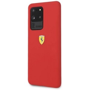 Ferrari Hardcase FESSIHCS69RE S20 Ultra G988 red/red Silicone (universal)