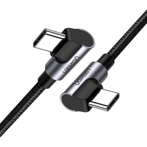 Ugreen US323 USB-C (angled) / USB-C (angled) cable 2m - black (universal)