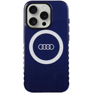 Audi IML Big Logo MagSafe case for iPhone 15 Pro - blue (universal)