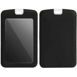 Hurtel ID badge holder with lanyard - black (universal)