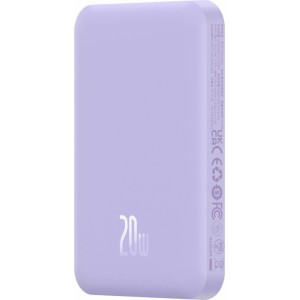 Baseus mini power bank 5000mAh 20W + USB-C cable (20V/3A) - purple (universal)