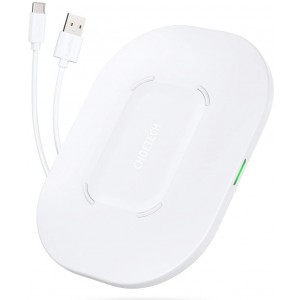 Choetech Qi 15W wireless charger + USB cable - USB Type C 1m white (T550-F-V2) (universal)